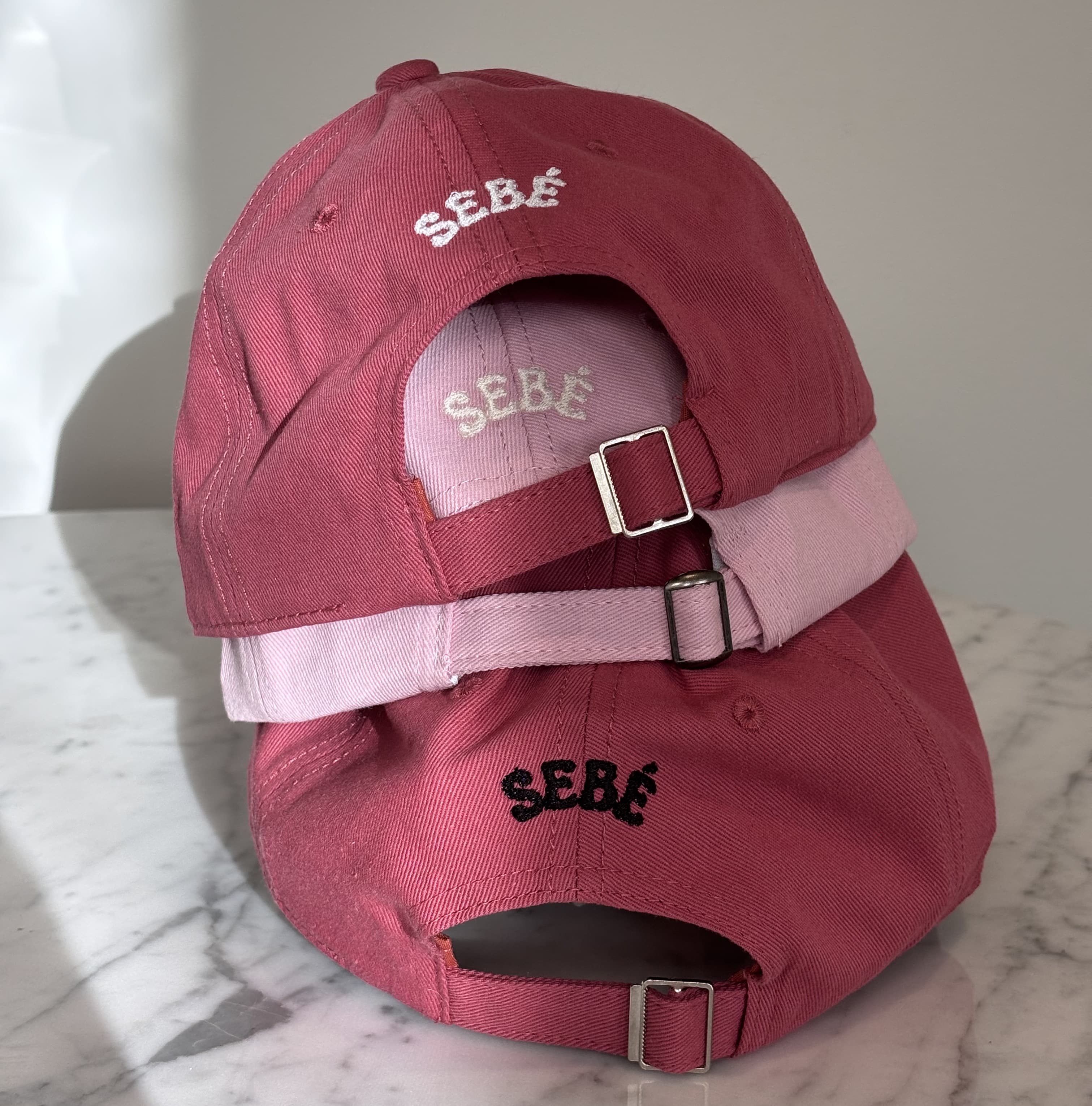 Hand-embroidered hats by Sebé